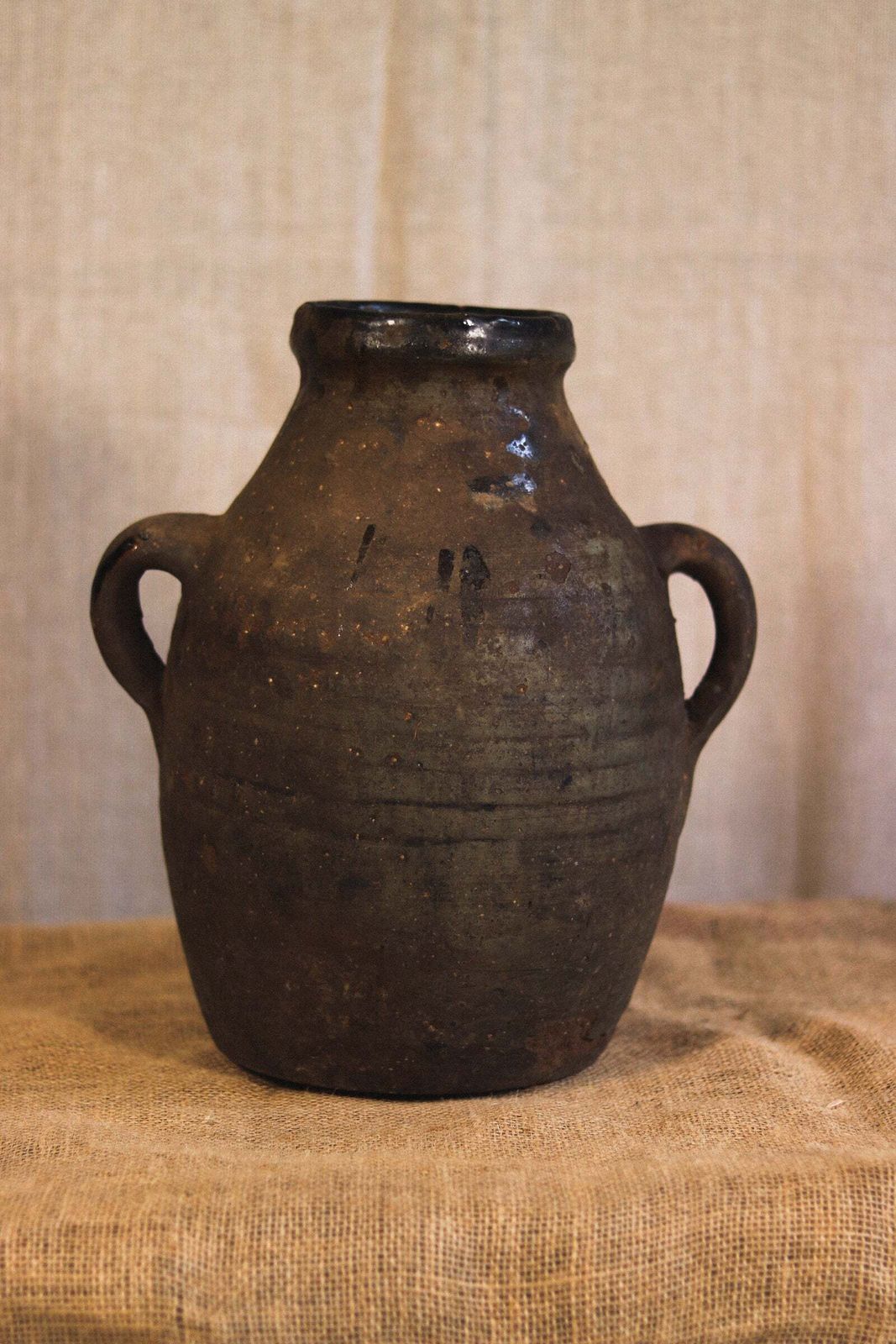 Large Berber Terracotta Oil Pot | No. 12 photo furniture