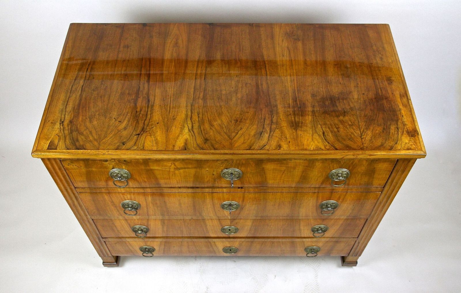 19th Century Biedermeier Chest Of Drawers/ Secretary Desk, Austria Ca. 1830 photo 7100.0