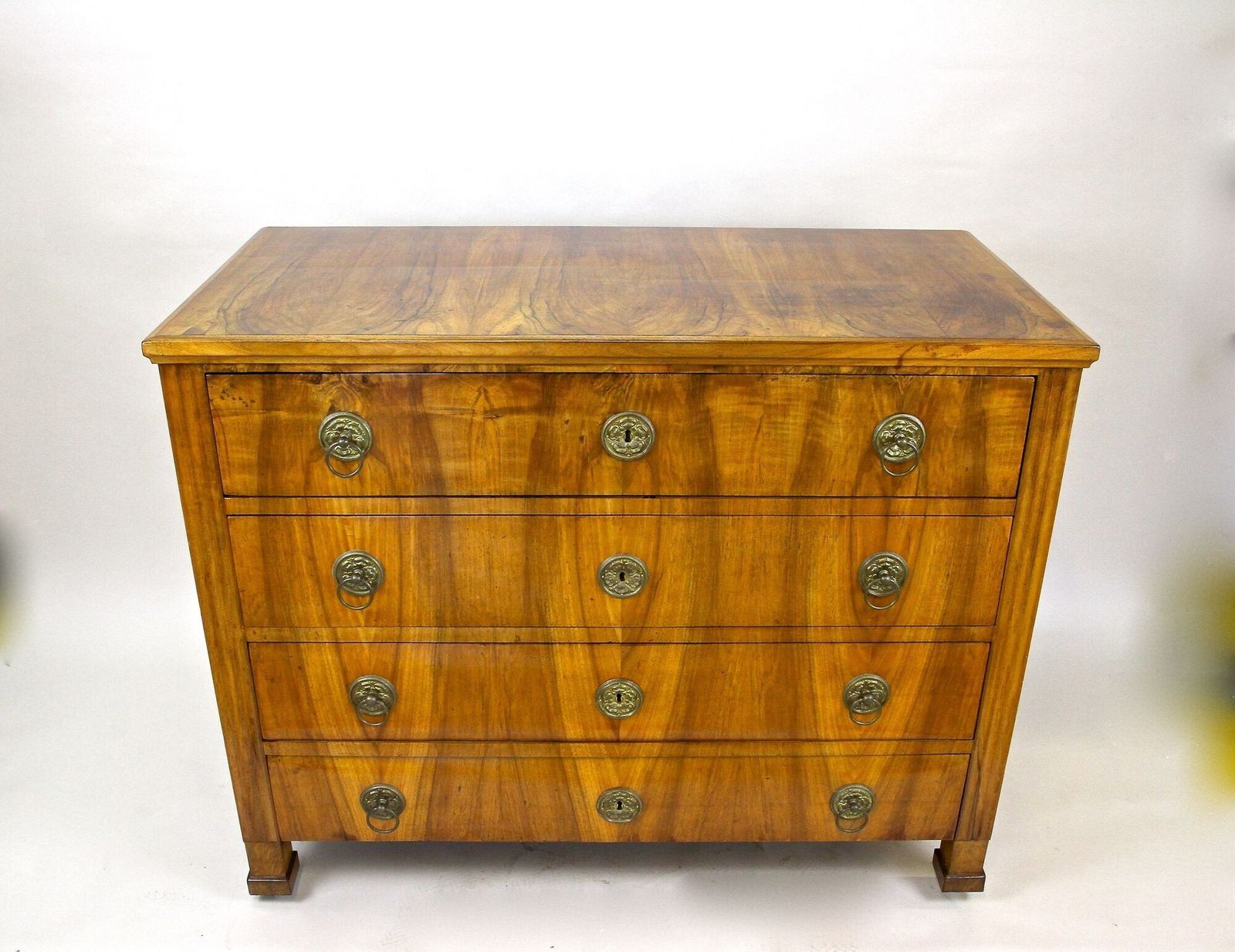 19th Century Biedermeier Chest Of Drawers/ Secretary Desk, Austria Ca. 1830 photo vinterior