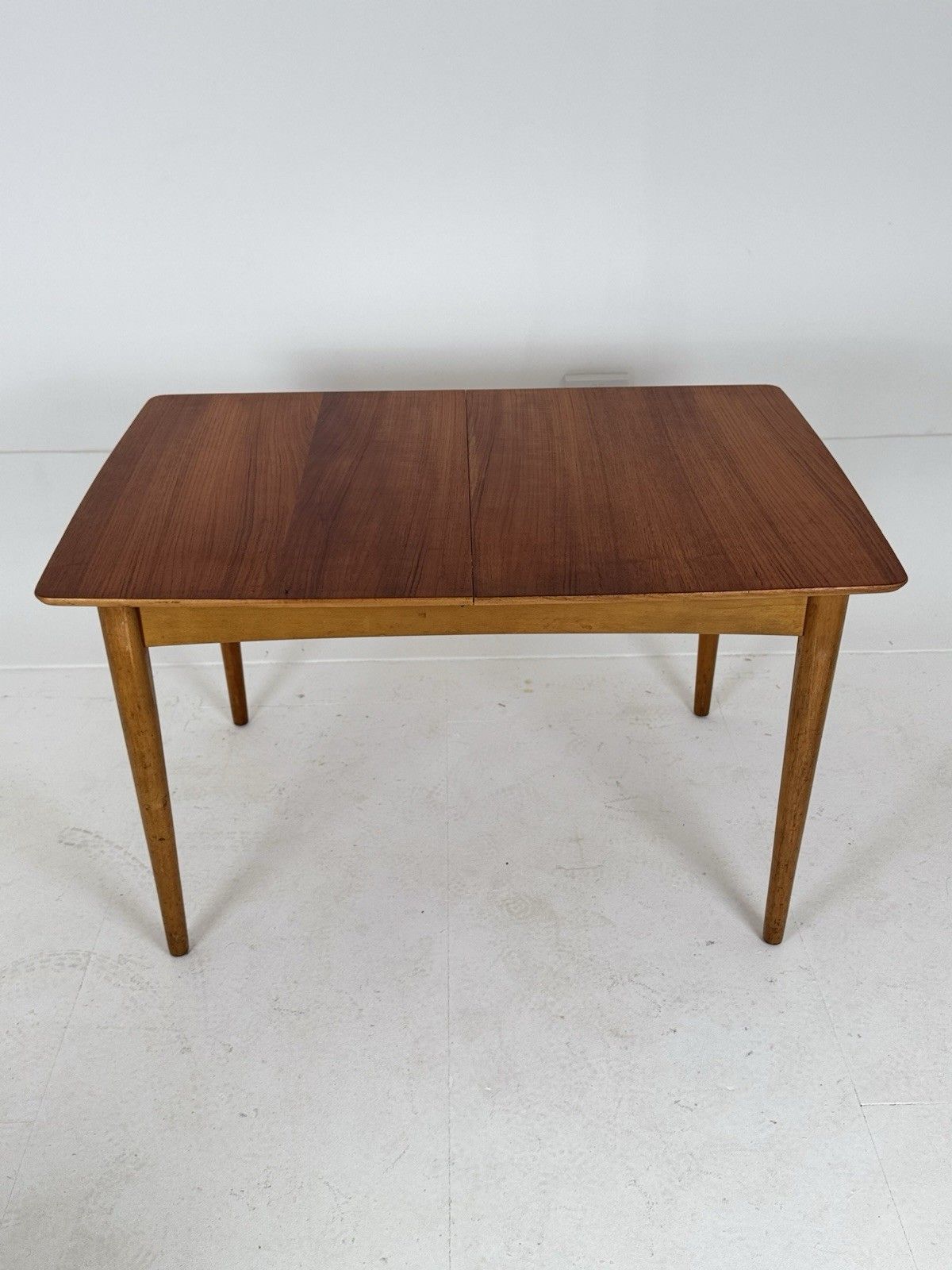 Mid Century  Rectangle Extending Jentique Dining Table 4 Matched Chairs Teak Mcm photo vinterior