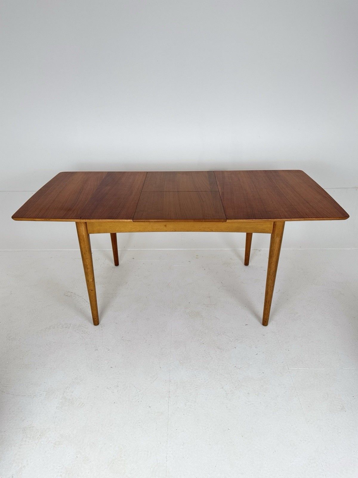 Mid Century  Rectangle Extending Jentique Dining Table 4 Matched Chairs Teak Mcm photo buy