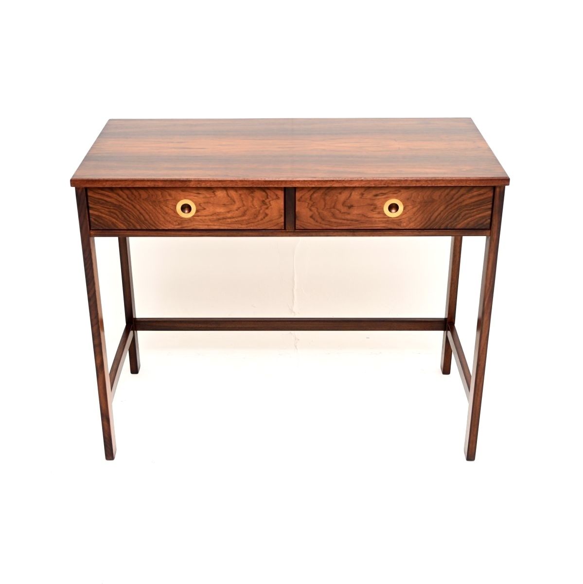 Vintage Rosewood Console Table / Desk photo furniture