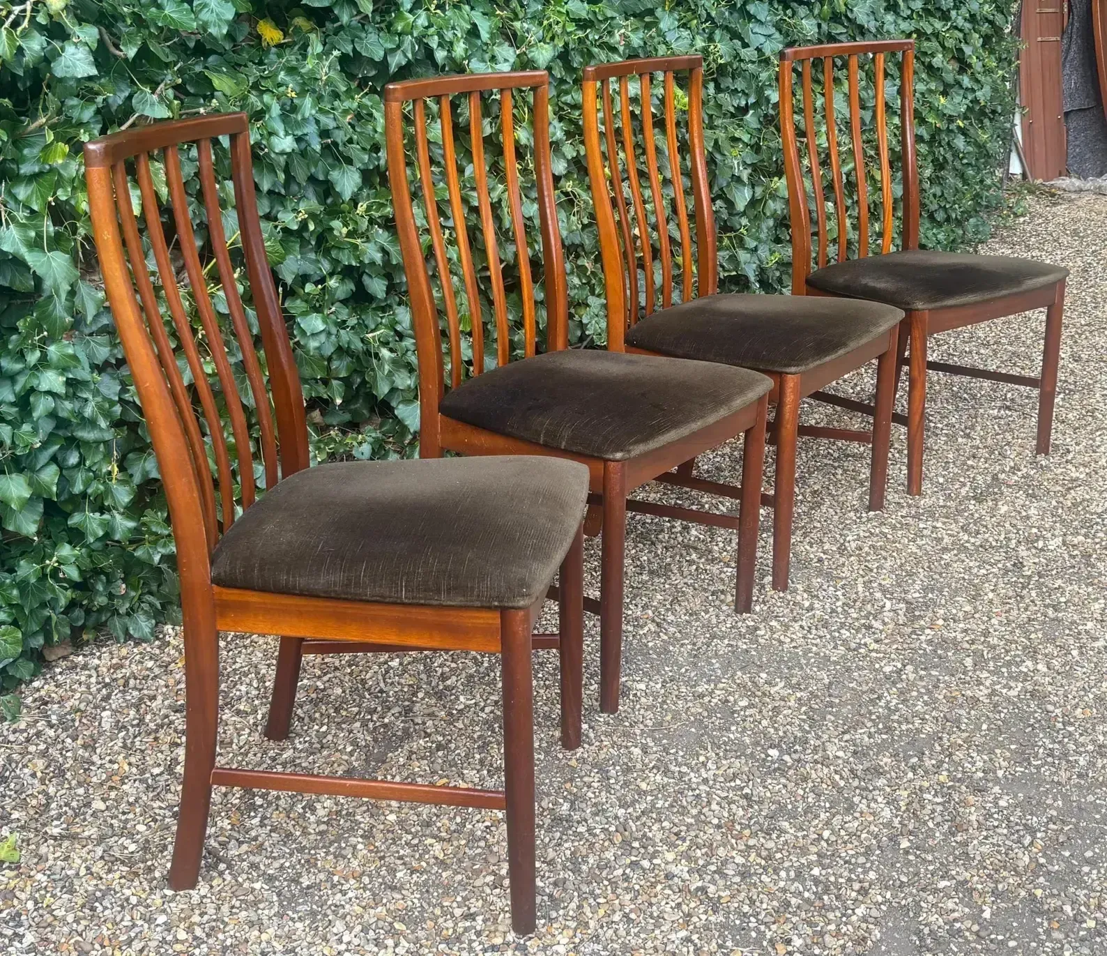 Set Of Six McIntosh Mid Century Teak Dining Chairs C.1970s photo buy