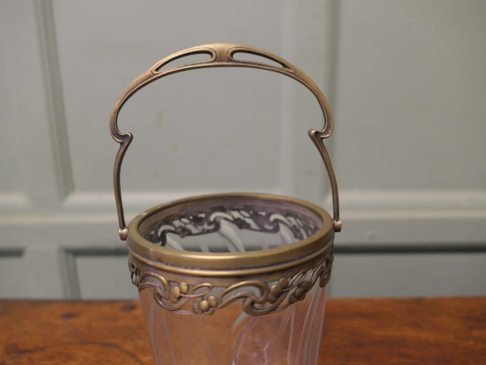 French Art Nouveau Personal Champaign Ice Bucket, Wine Cooler A Superb Piece photo furniture
