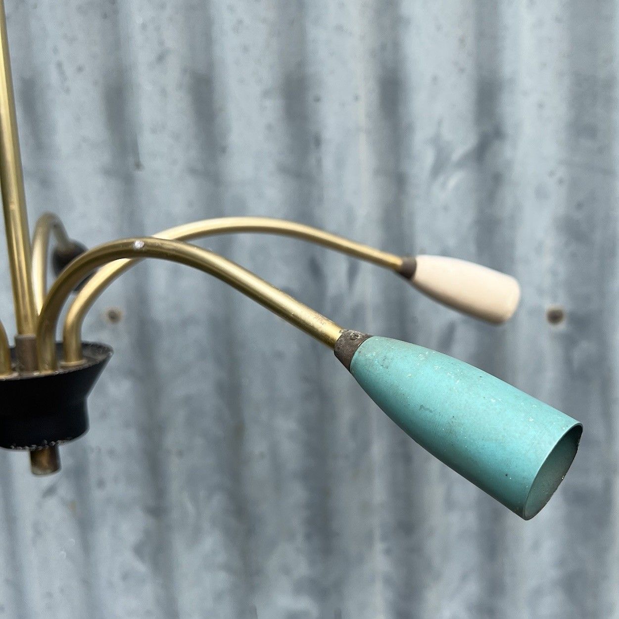 Vintage Italian Mid Century Sputnik Atomic Ceiling Light Lamp 5 Arm 1950s photo buy