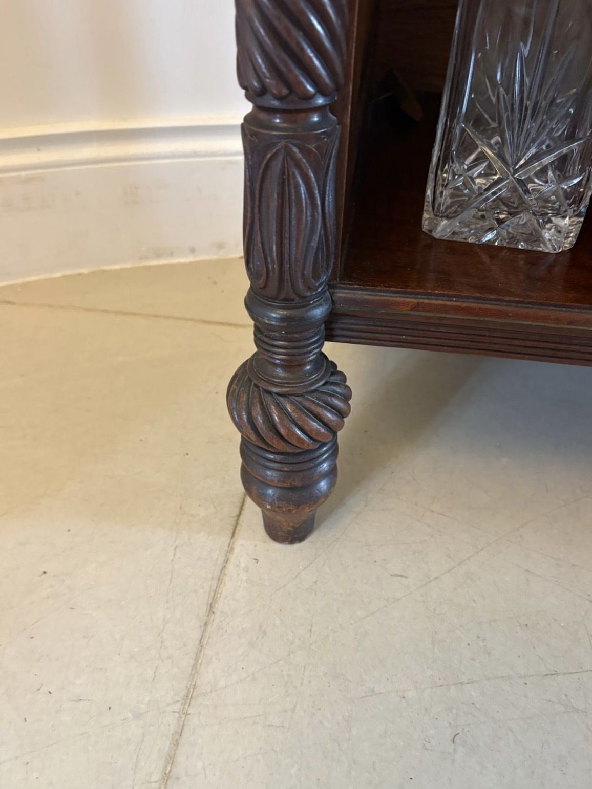 Antique 19th Century Rosewood Brass Inlaid Open Bookcase photo buy
