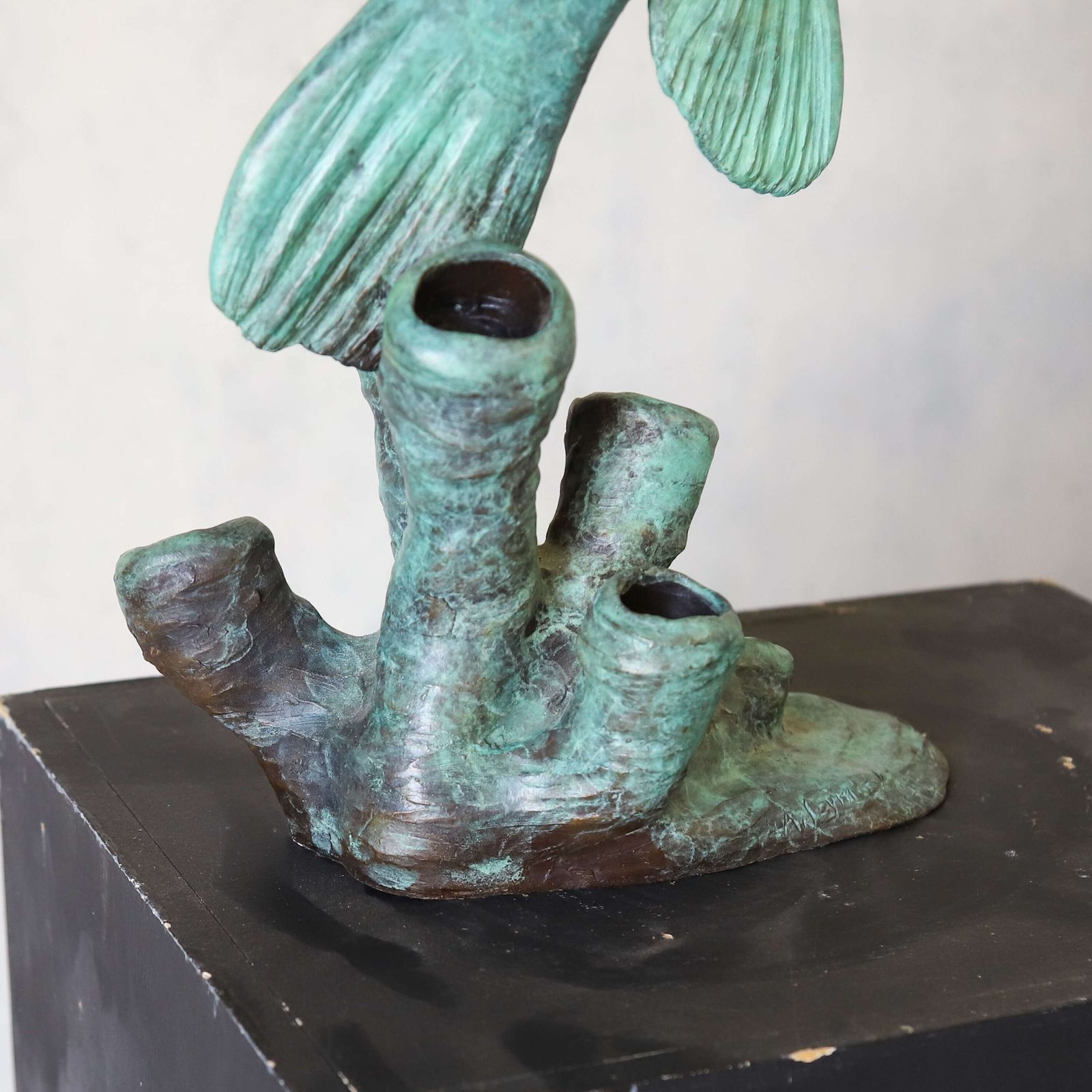6500.0 Dogface Puffer – Fine Art Bronze By Andrzej Szymczyk, Limited Edition 2/8 photo