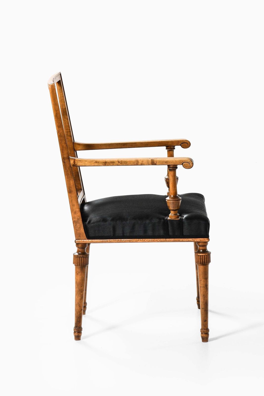 Armchair In Birch And Horsehair Attributed To Axel Einar Hjorth, 1930s photo vintage