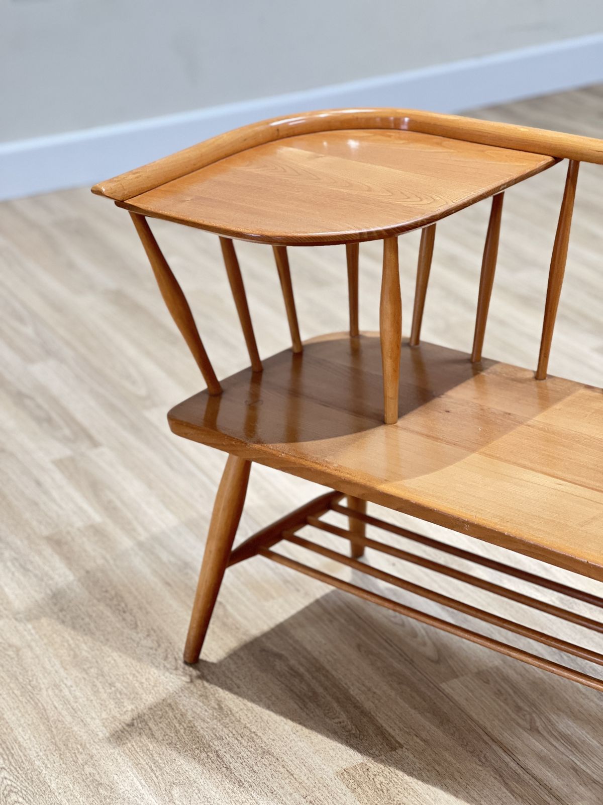 Ercol Telephone Seat By Lucian Ercolani, England 1960s photo 400.0