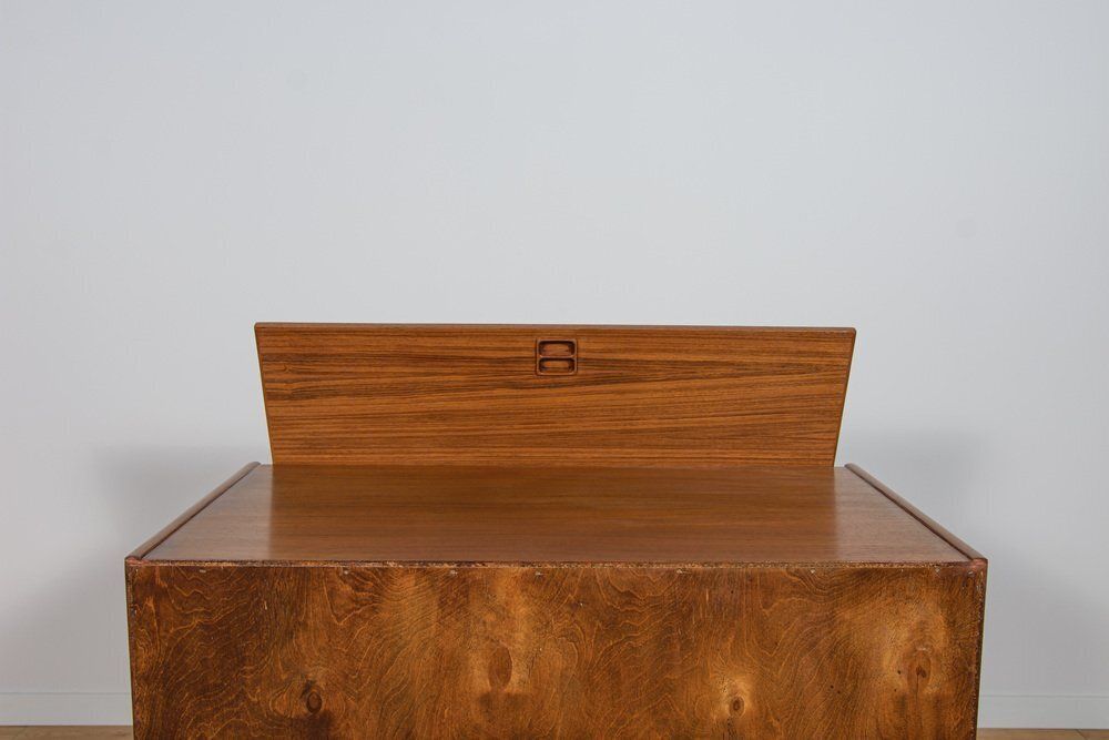 1170.0 Mid Century Teak Dresser With Dressing Table, Denmark, 1960s photo