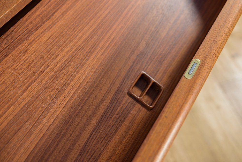 photo vinterior Mid Century Teak Dresser With Dressing Table, Denmark, 1960s