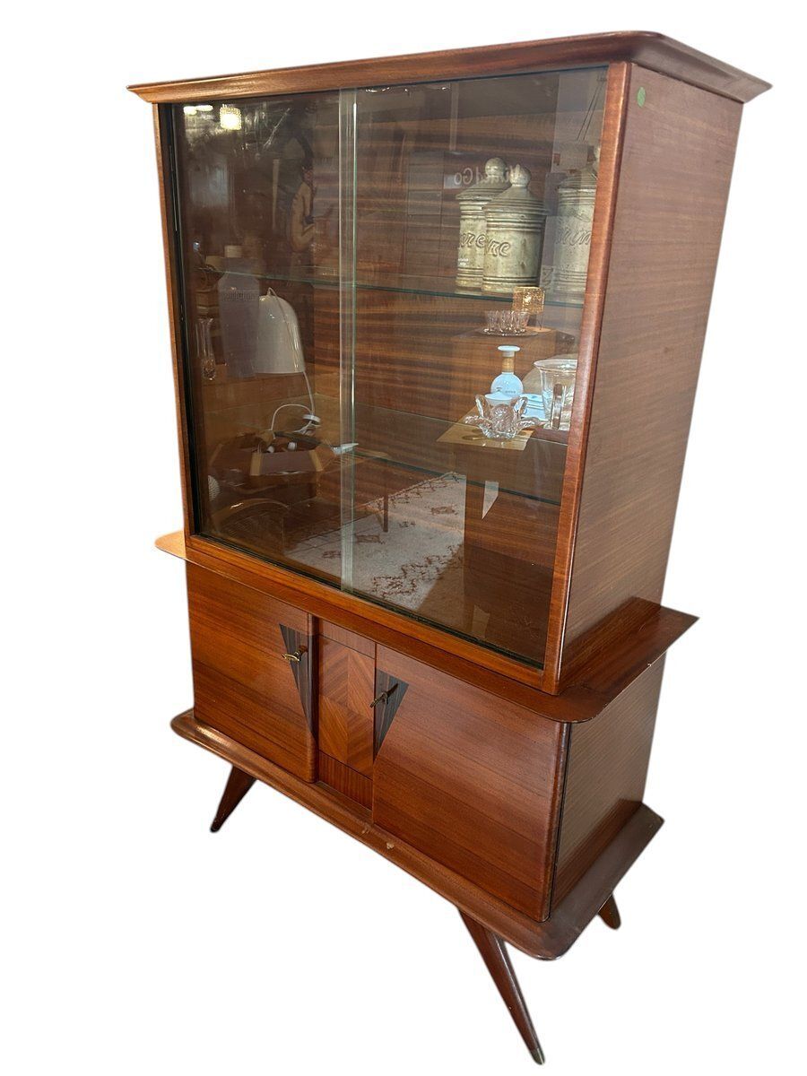 Italian Modernist Display Cabinet By Paolo Buffa, 1950s photo Furniture