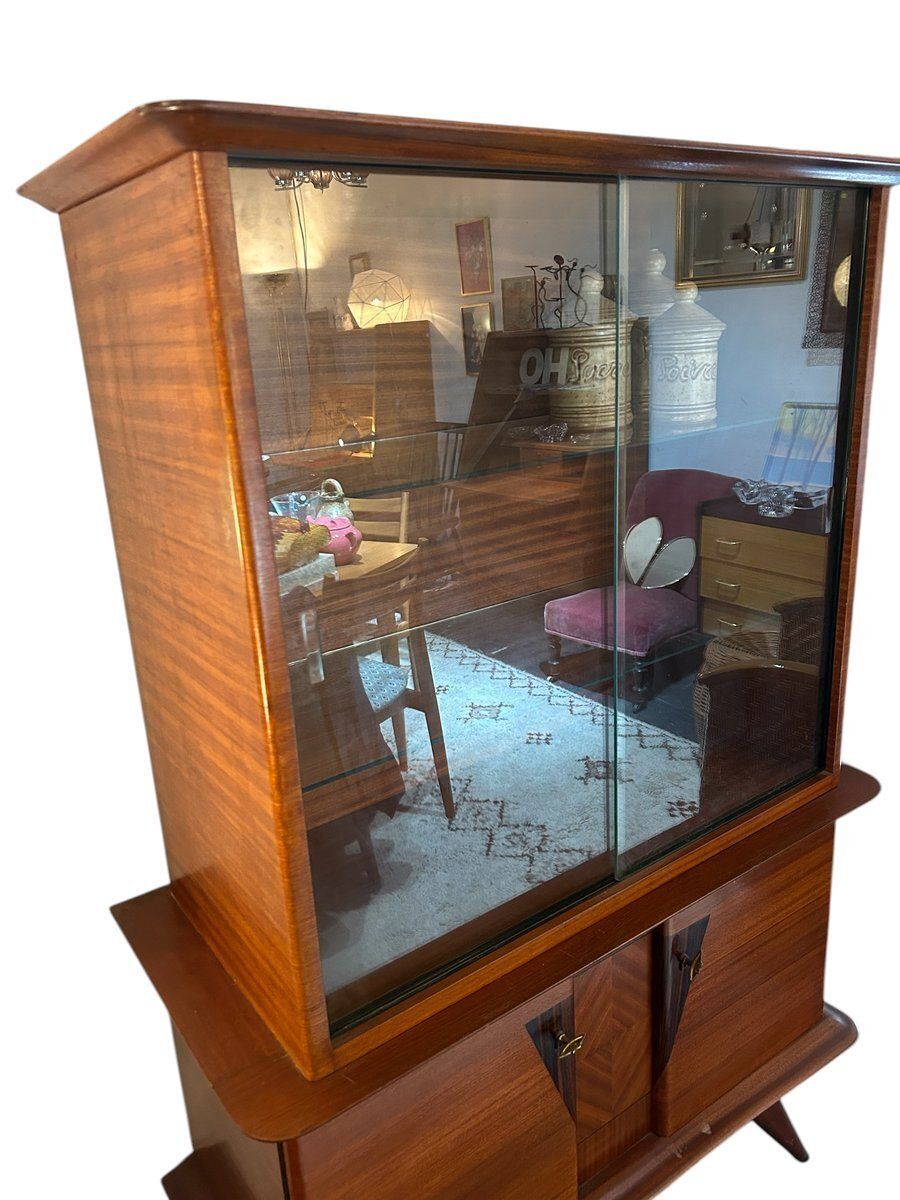 Italian Modernist Display Cabinet By Paolo Buffa, 1950s photo vinterior