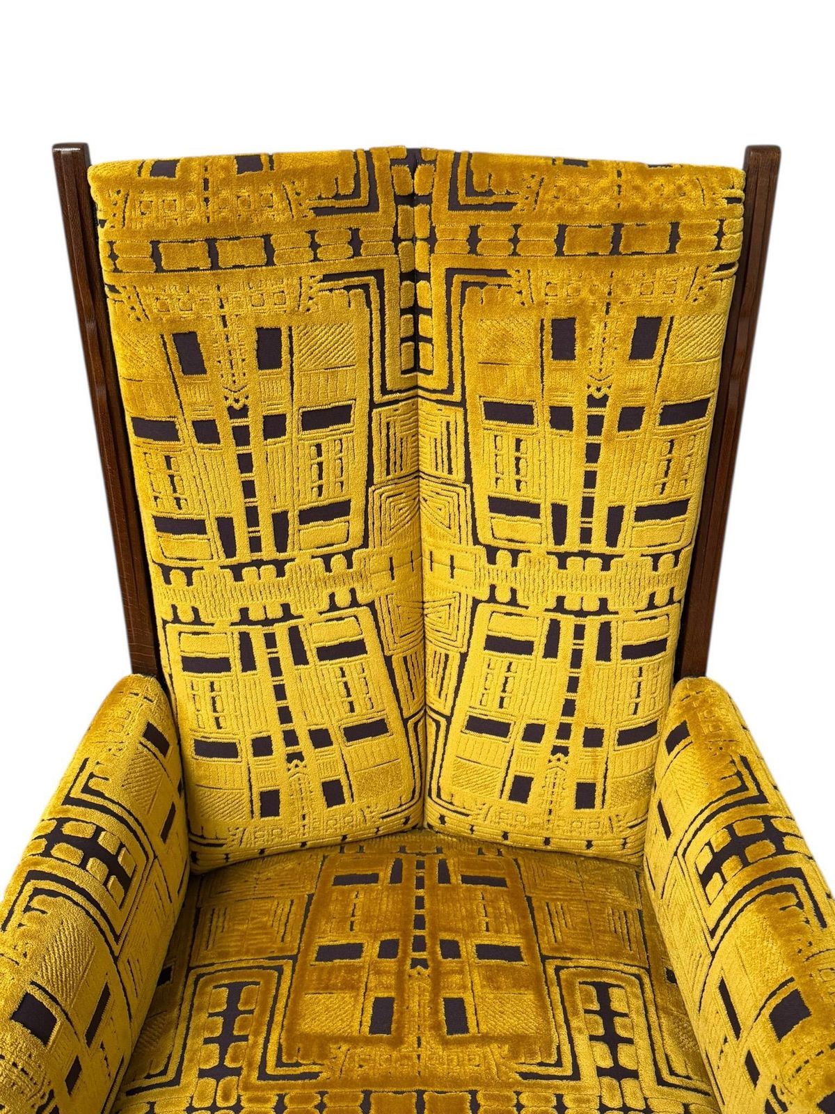 photo vinterior Art Deco Amsterdamse School Lounge Chair By Cornelis Van Der Sluys, 1918