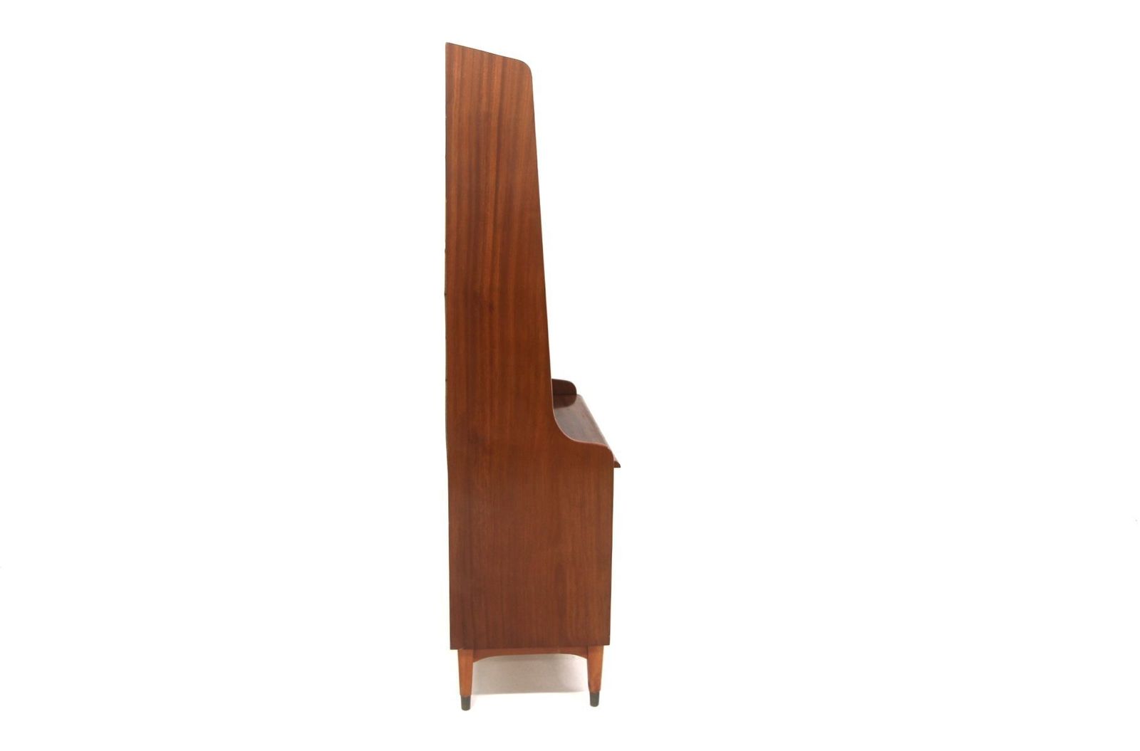 Scandinavian Mahogany Secretary Desk, Sweden, 1960s photo for sale