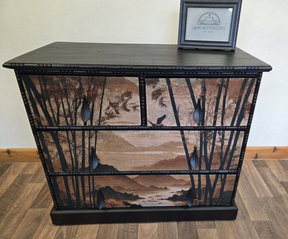 Vintage Pine Chest Of Drawers