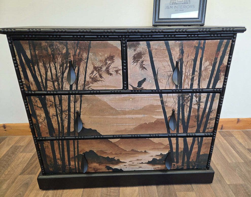 Vintage Pine Chest Of Drawers photo furniture