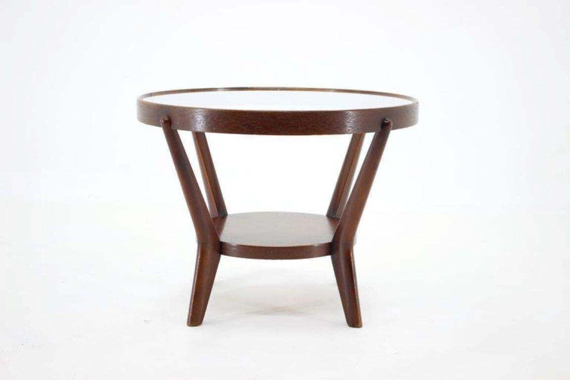 1960s Oak Coffee Table By Karel Koželka And Antonín Kropáček For Interier Praha photo for sale