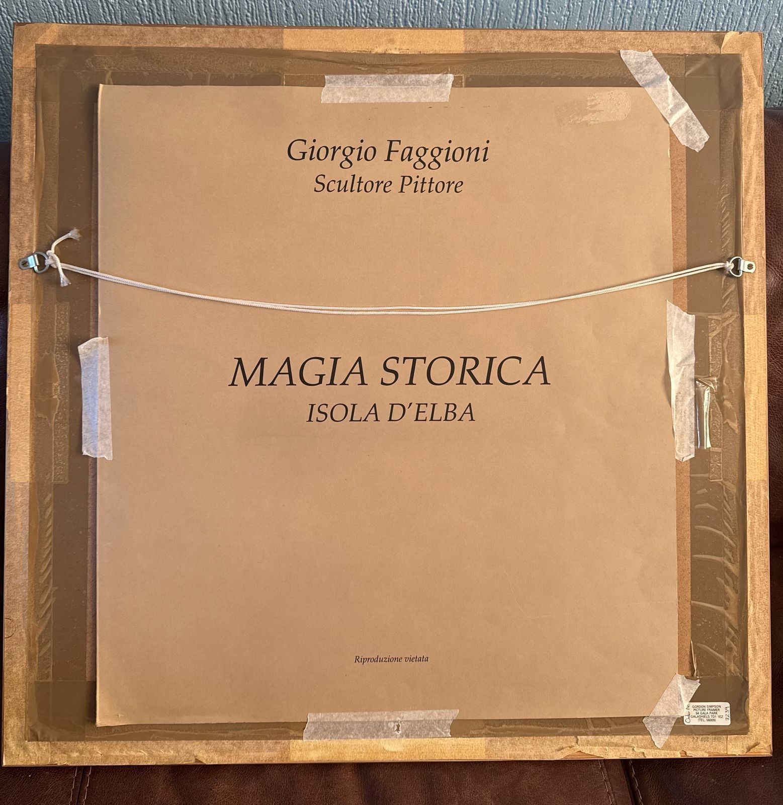 Signed Limited Edition Print – Magia Storica By Giorgio Faggioni photo buy