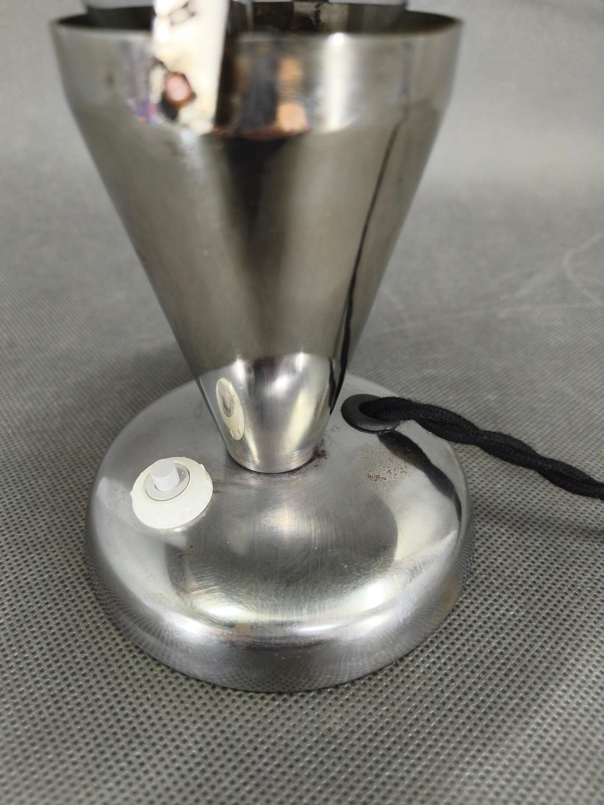 Bauhaus Chromen Tafellamp Met Verstelbare Kap, Jaren 1930 photo vinterior