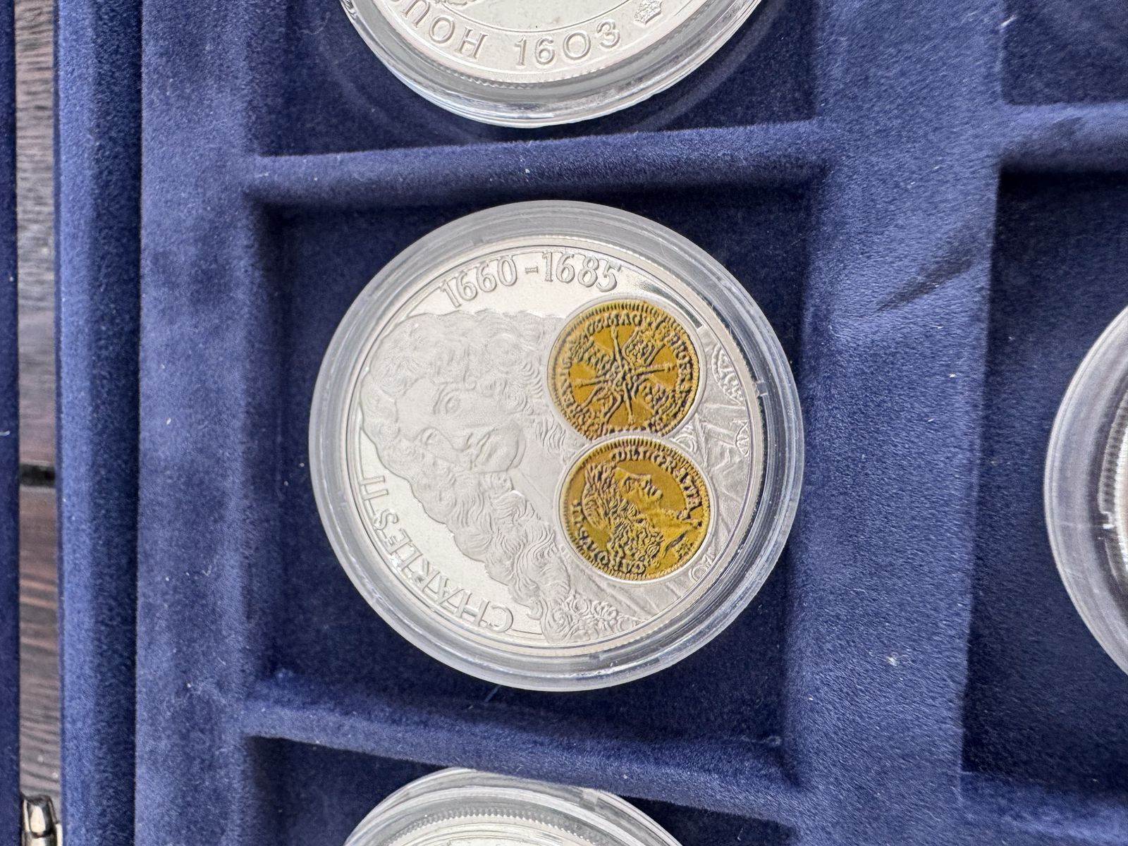 800.0 Silver Proof Coin Collection, "Kings And Queens Of Great Britain", Westminster Mint, 12 Coins, Cased With Certificates photo