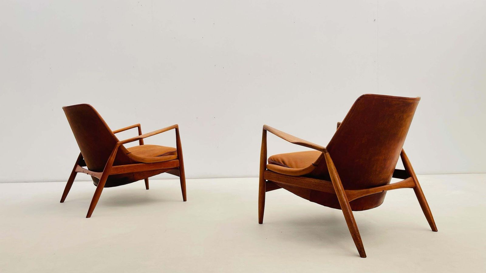Furniture 'Seal' Armchairs By Ib Kolof Larsen photo