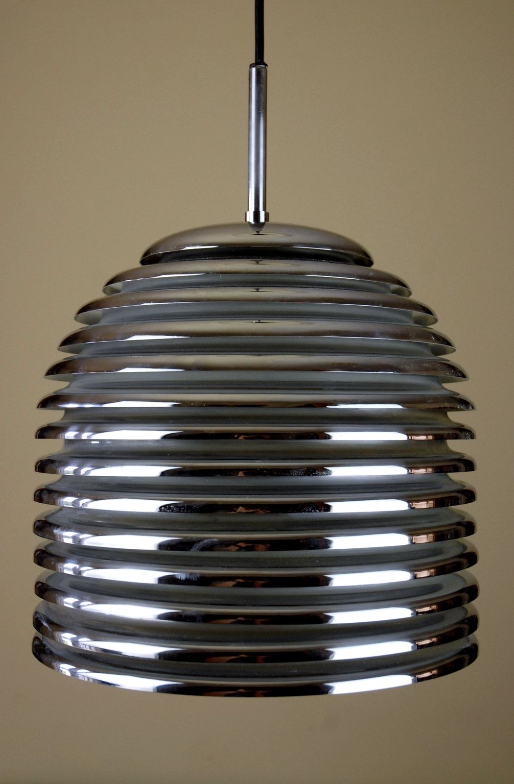 photo vinterior Model 5367 Saturno Pendant By Kazuo Motozawa For Staff, 1972