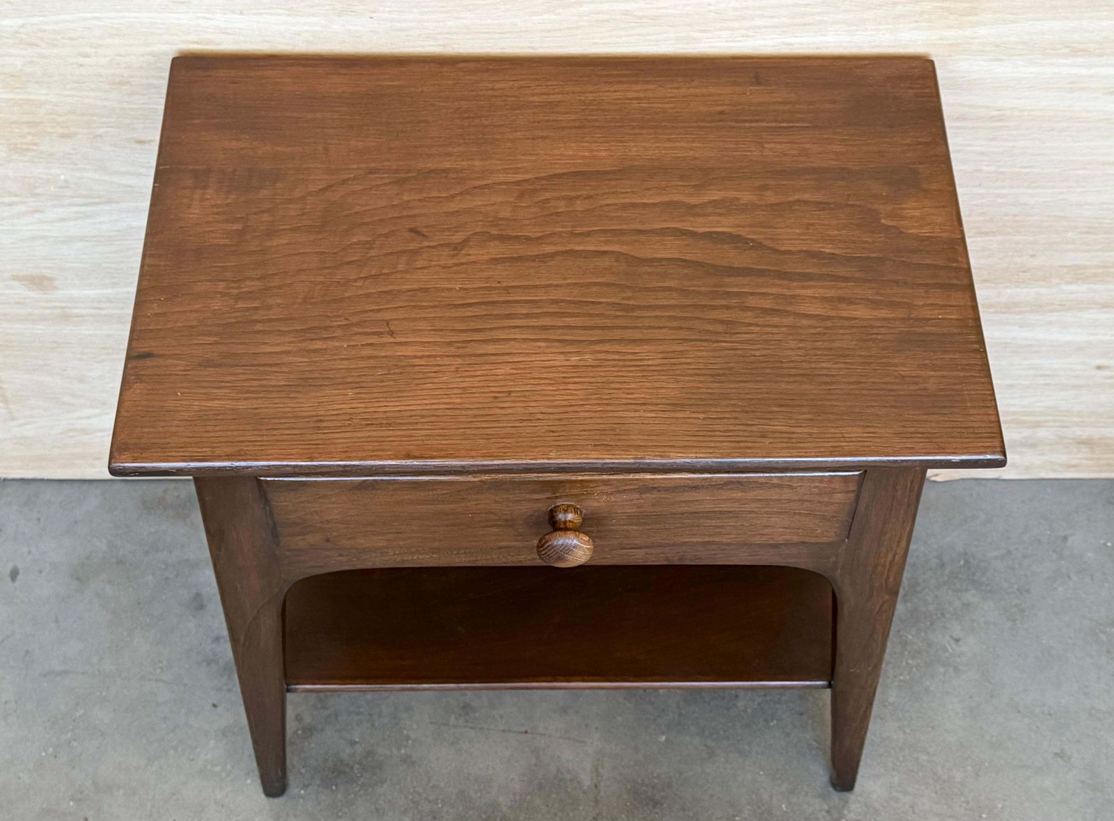 Tables de chevet danoises en teck avec tiroir, design moderne années 1960 photo buy