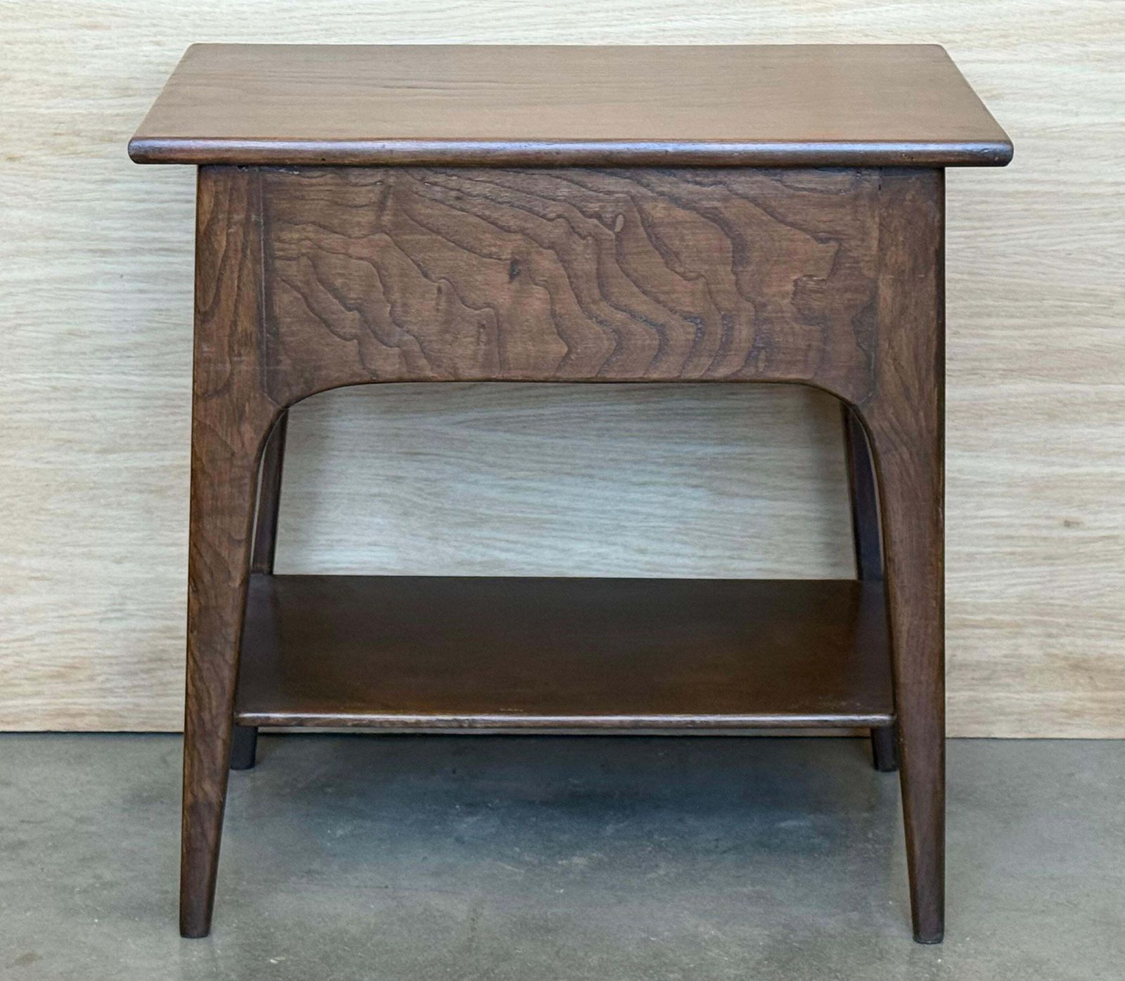 Mobilier Tables de chevet danoises en teck avec tiroir, design moderne années 1960 photo