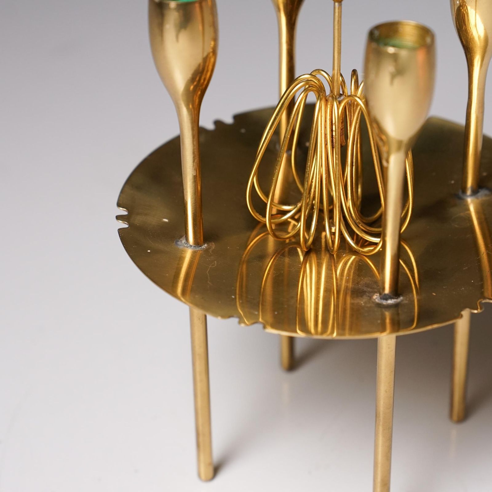 Rare Scandinavian Modern Candelabra, Paavo Tynell, Taito Oy, 1930/1940s photo Home Decor