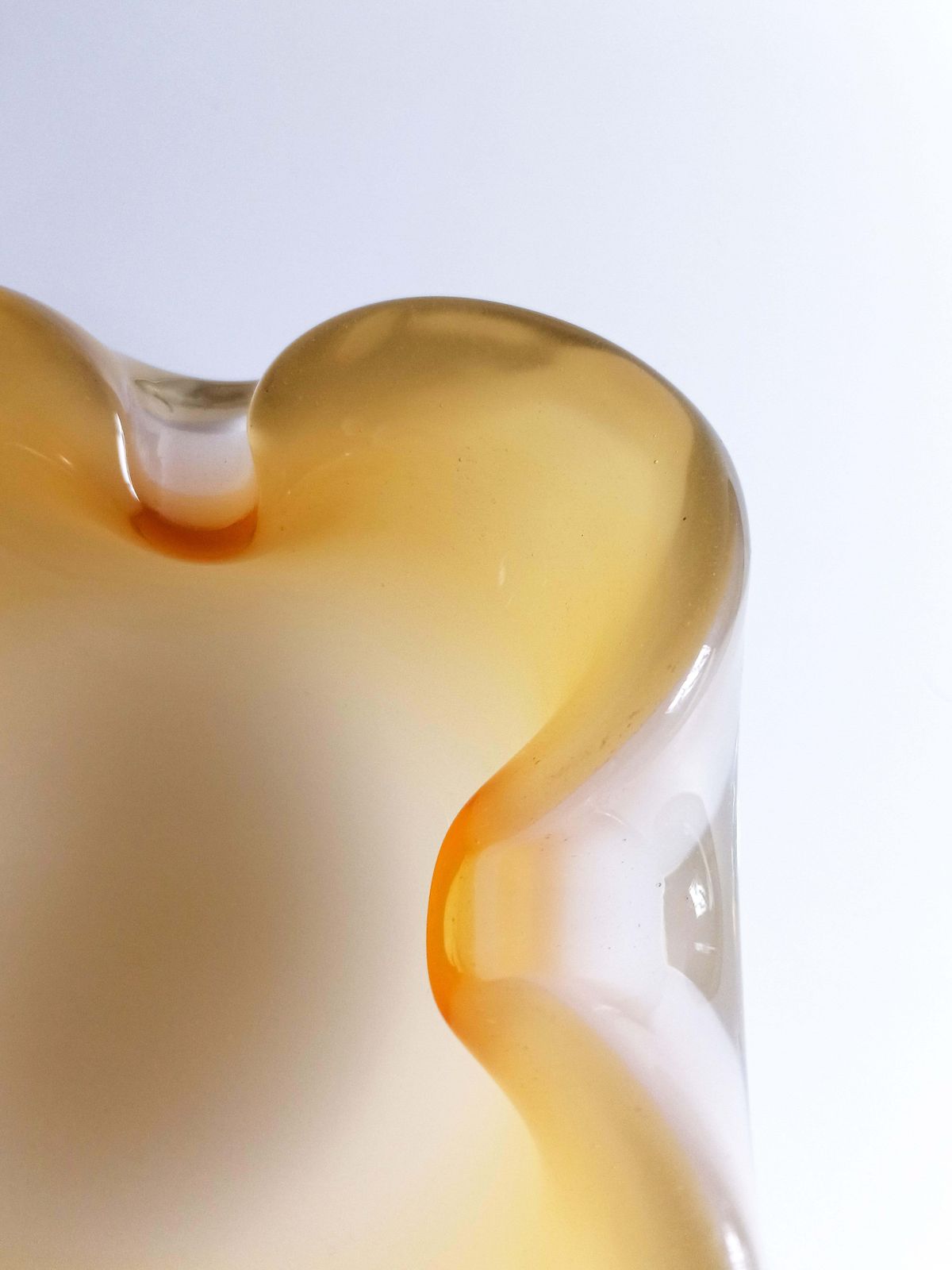 photo furniture Pair Of Mid Century Murano Sommerso Glass Bowls Attributed To Archimede Seguso