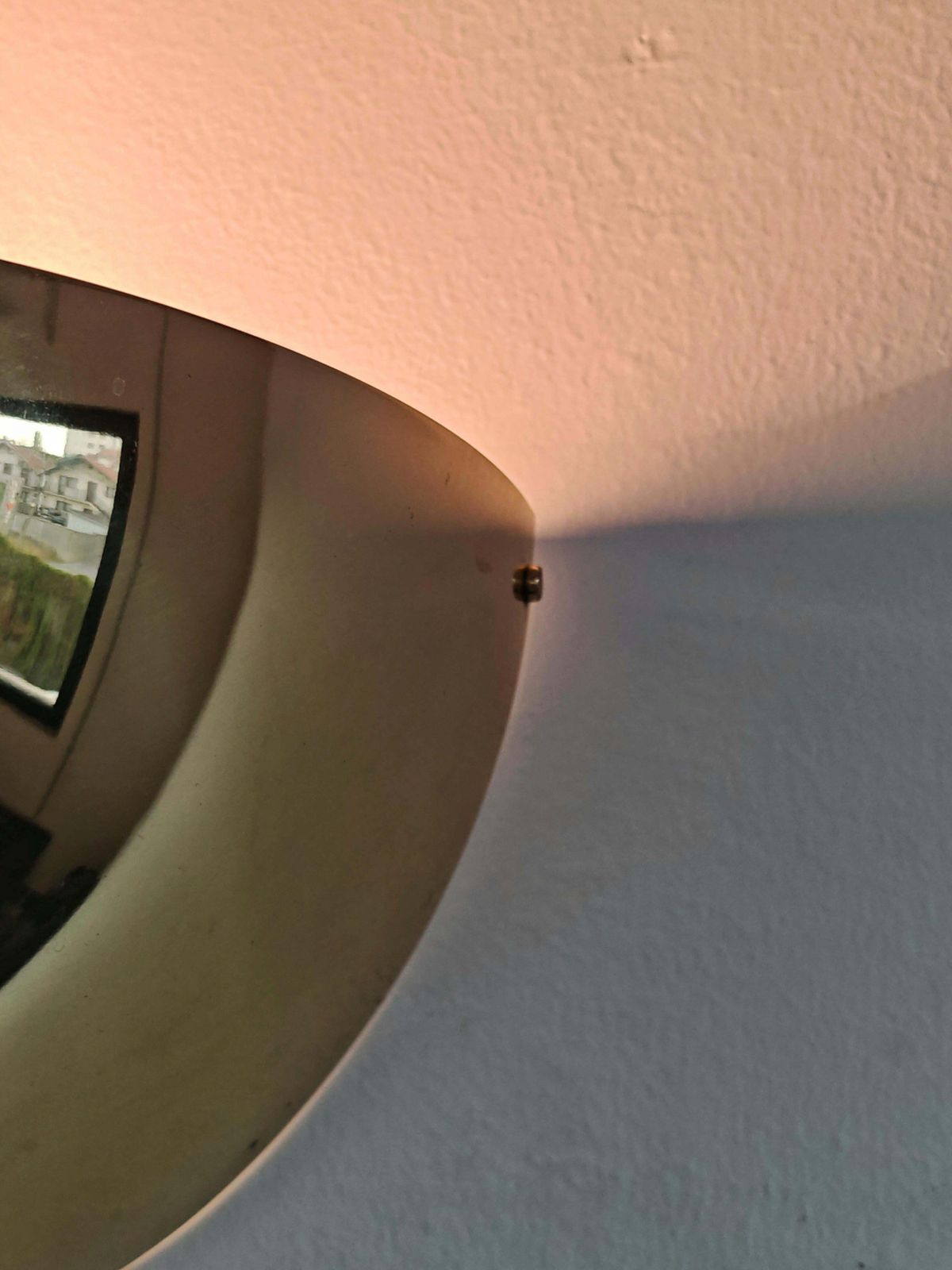 Set Of 3 Mid Century Minimalist Brass Half Dome Wall Sconces, Italy 1970s photo vintage