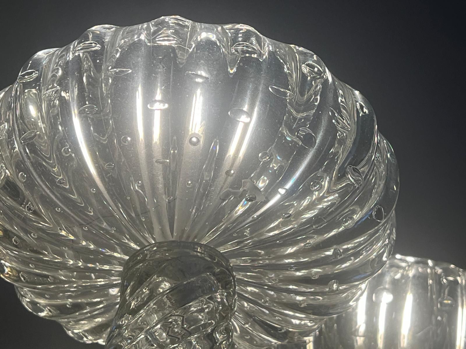 Chandelier By Barovier & Toso, Murano, 1940s photo vintage