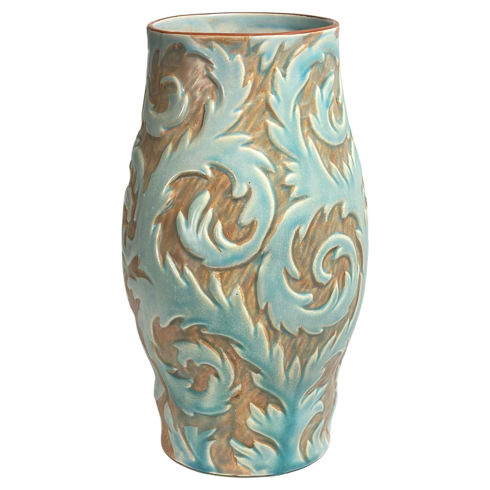 Art Deco Ceramic Vase By Thomas Forester & Sons, Staffordshire, 1930s