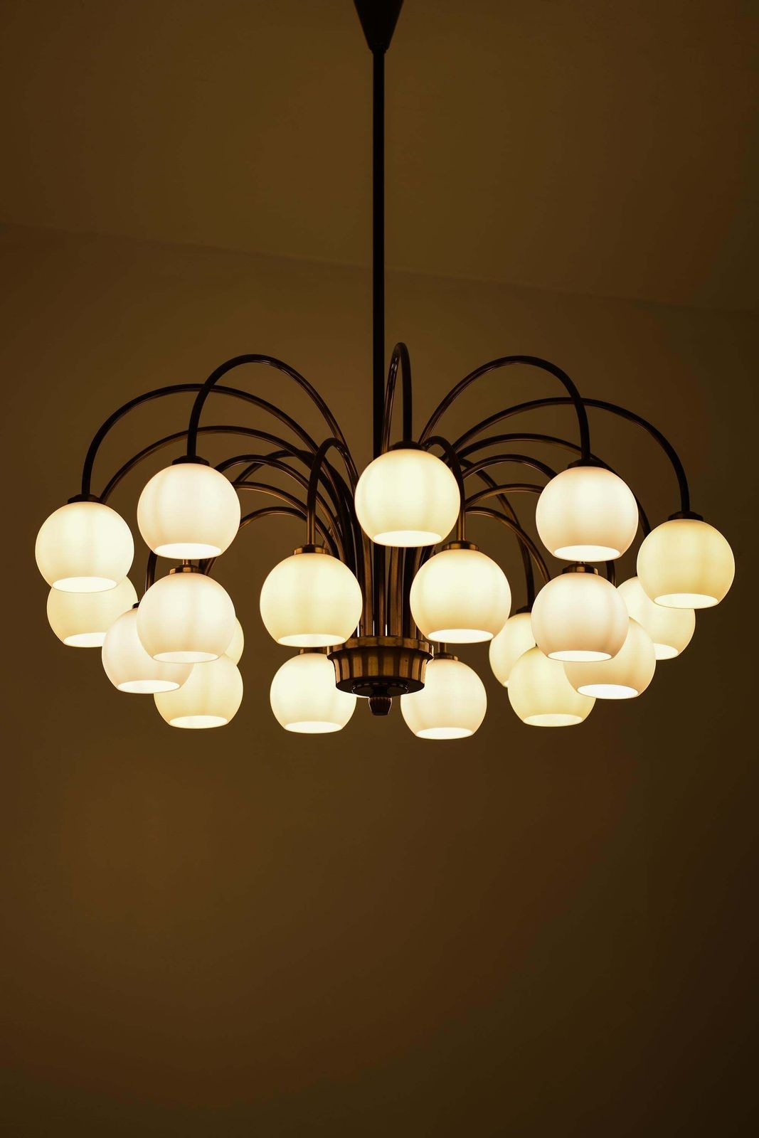 Ceiling Lamp In Brass By Fog & Mørup, 1940s photo 12163.0
