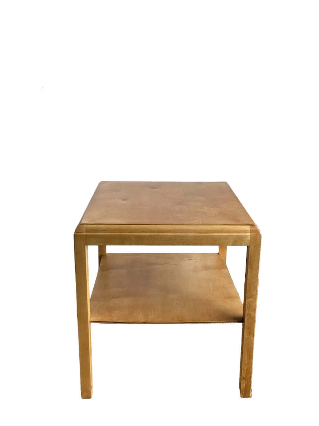 Swedish Modern Birch Side Table, Circa 1950