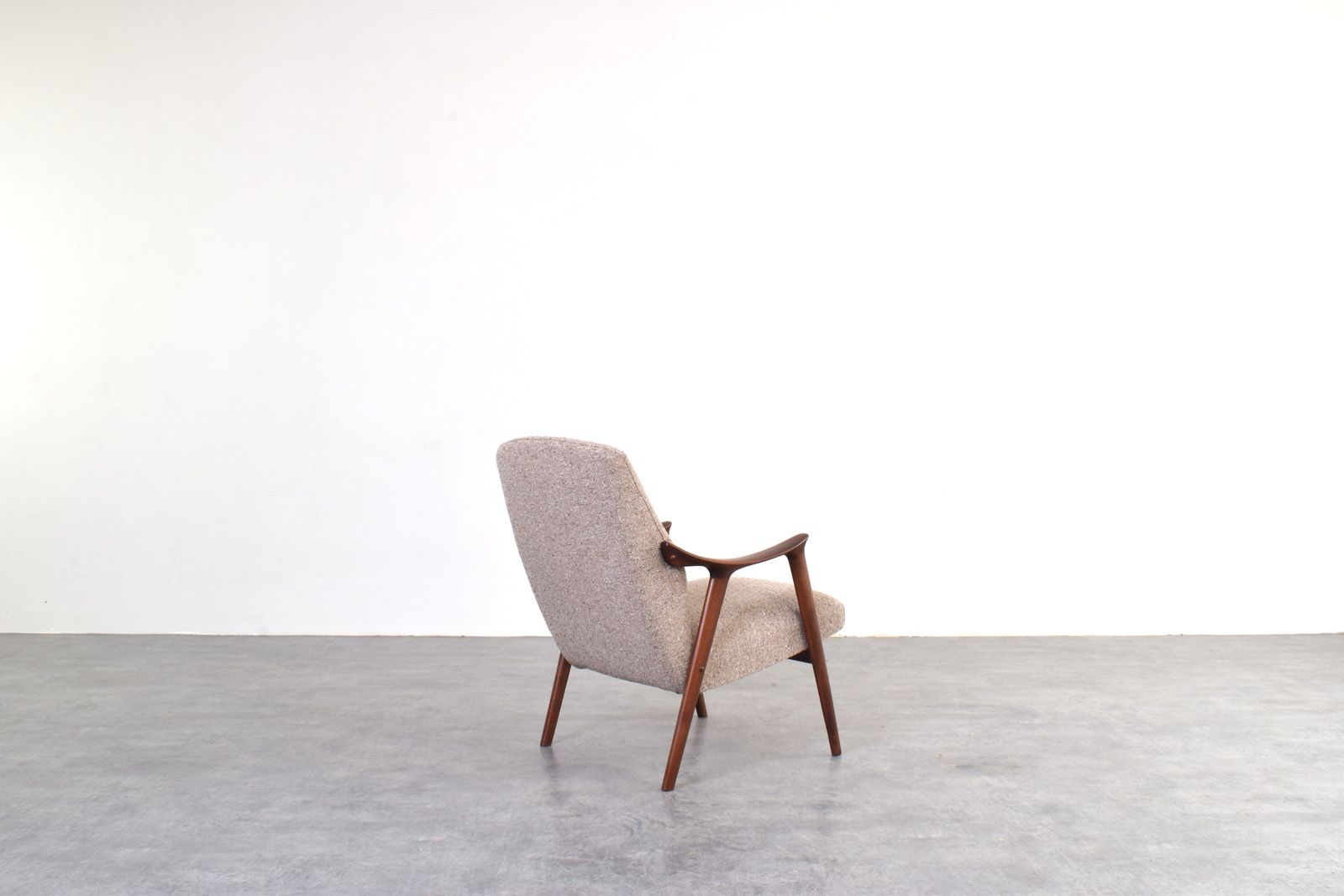 Mid Century „Tenor” Teak & Boucle Armchair From Møre Lenestolfabrikk, 1960s. photo 2095.0