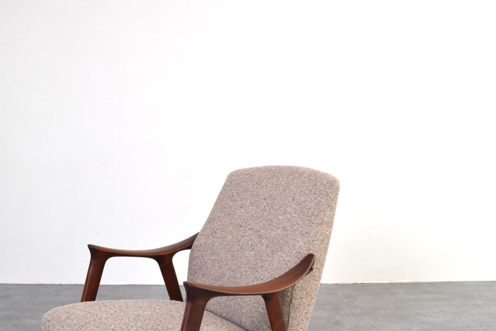 Mid Century „Tenor” Teak & Boucle Armchair From Møre Lenestolfabrikk, 1960s. photo buy