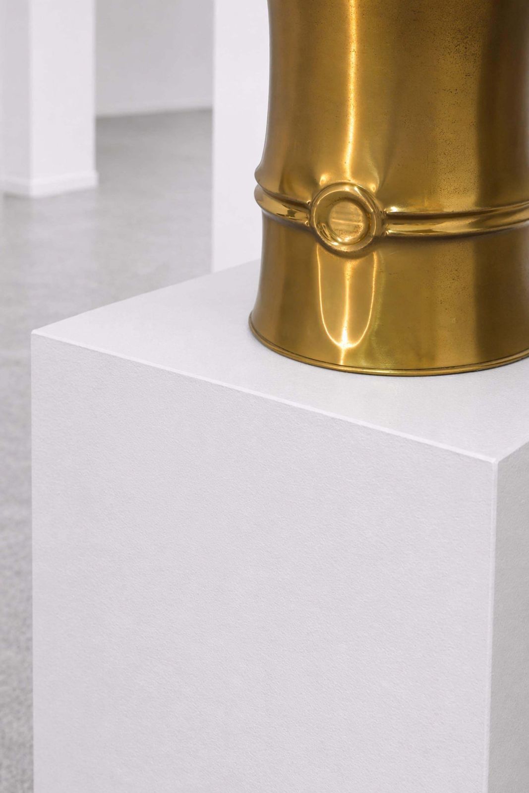 Pair Of Brass Faux Bamboo Table Lamps By Maison Jansen, 1970s photo buy