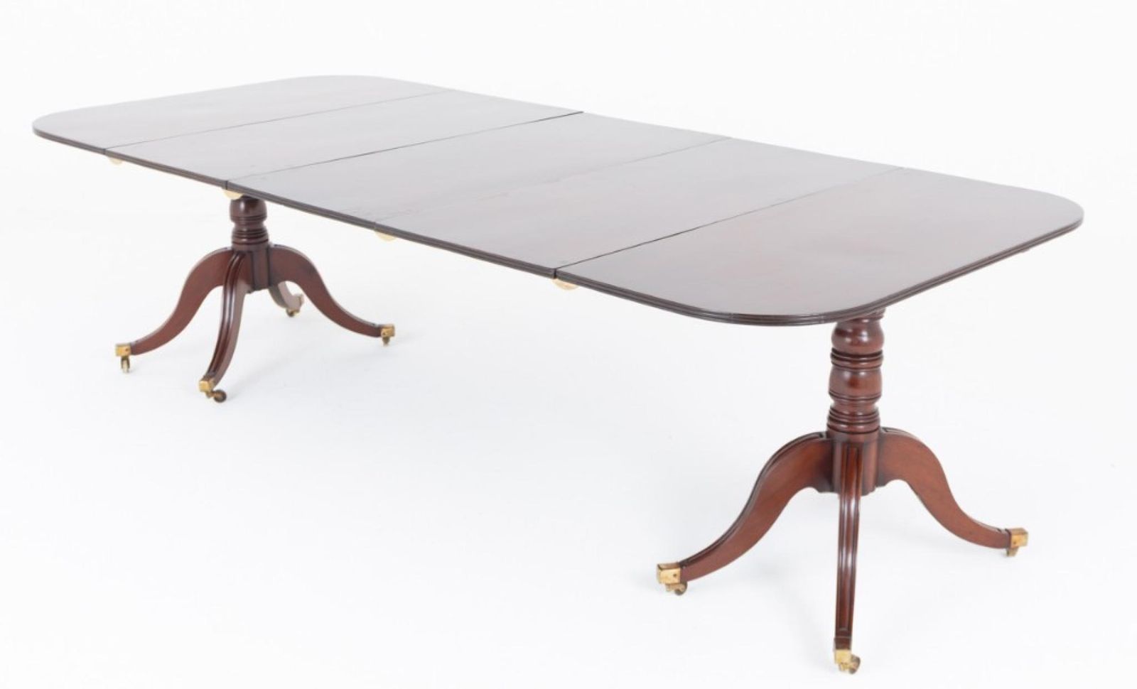 photo for sale Period Regency Dining Table Mahogany Two Pedestal 1810
