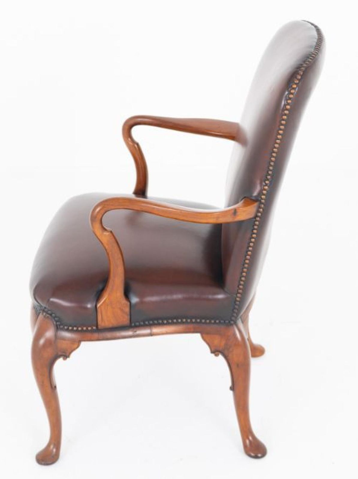 Georgian Revival Desk Chair Leather Seat photo Furniture