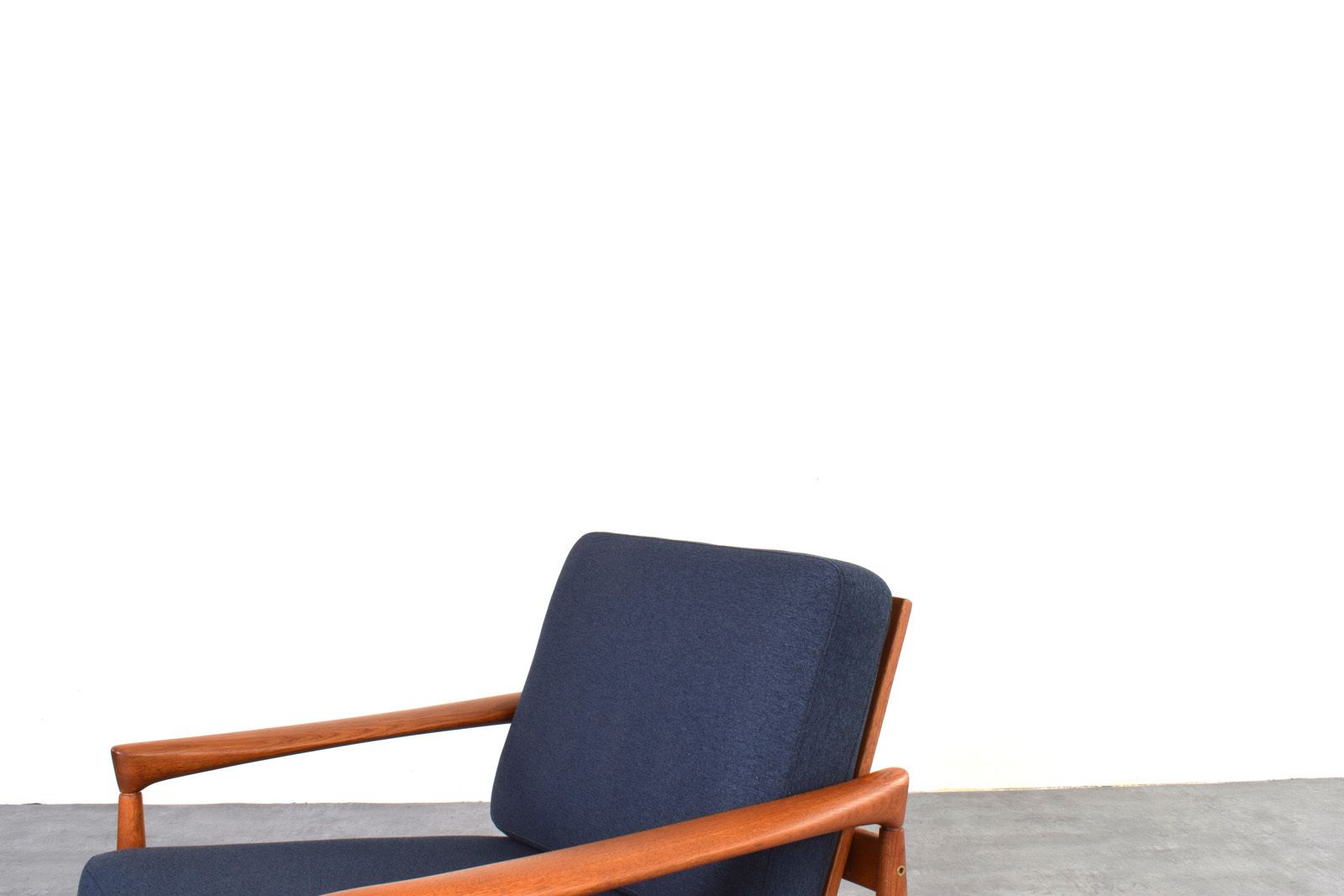 Furniture Mid Century Oak Kolding Armchairs By Erik Wørts For Ikea, 1960s, Set Of 2 photo
