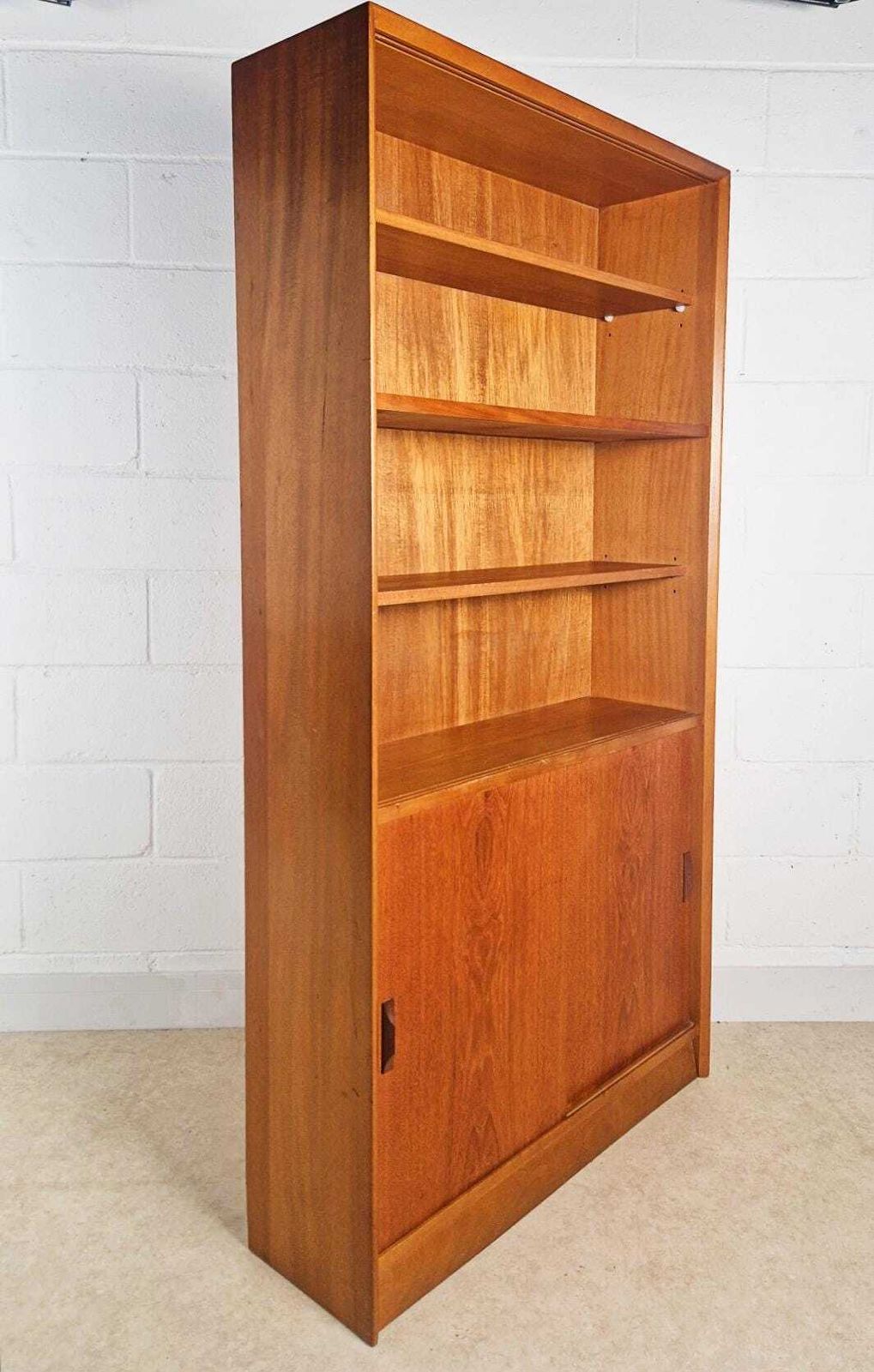 Herbert Gibbs For Heals Silver Signature Vintage Mid Century 1970s Bookcase Vinyl Storage Sideboard photo furniture