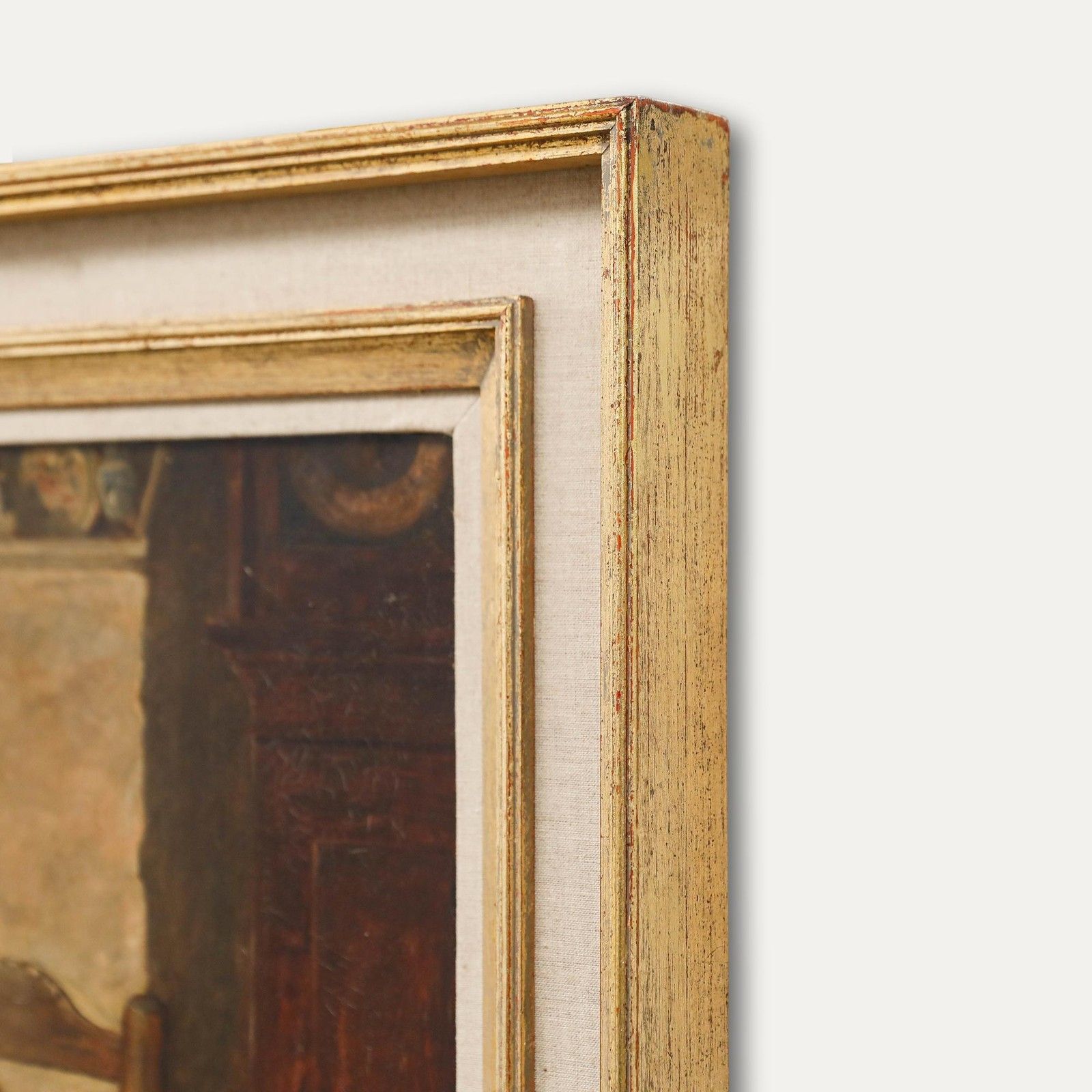 Alice Grant Framed 1880 Oil, In Disgrace photo vinterior