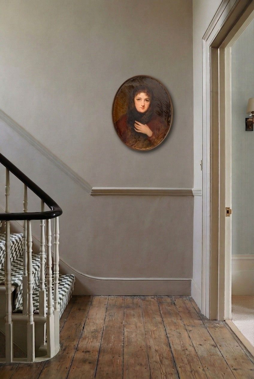 Late 19th Century Oil Portrait Of A Young Woman photo for sale