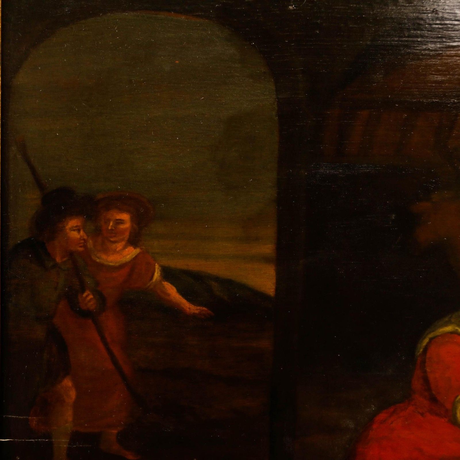 European School Early 19th Century Oil The Nativity photo Art