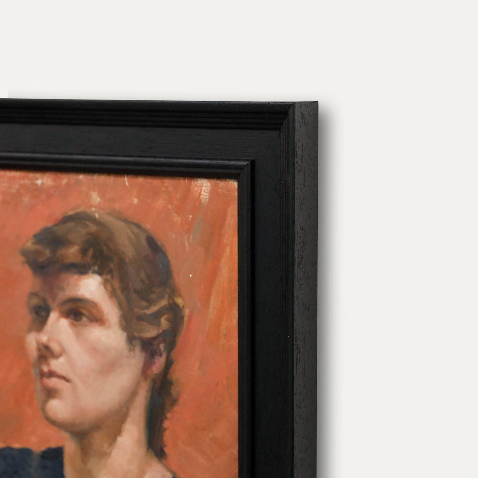 E. M. Johnson Modern British Mid 20th Century Oil, Portrait Of A Lady photo 495.0