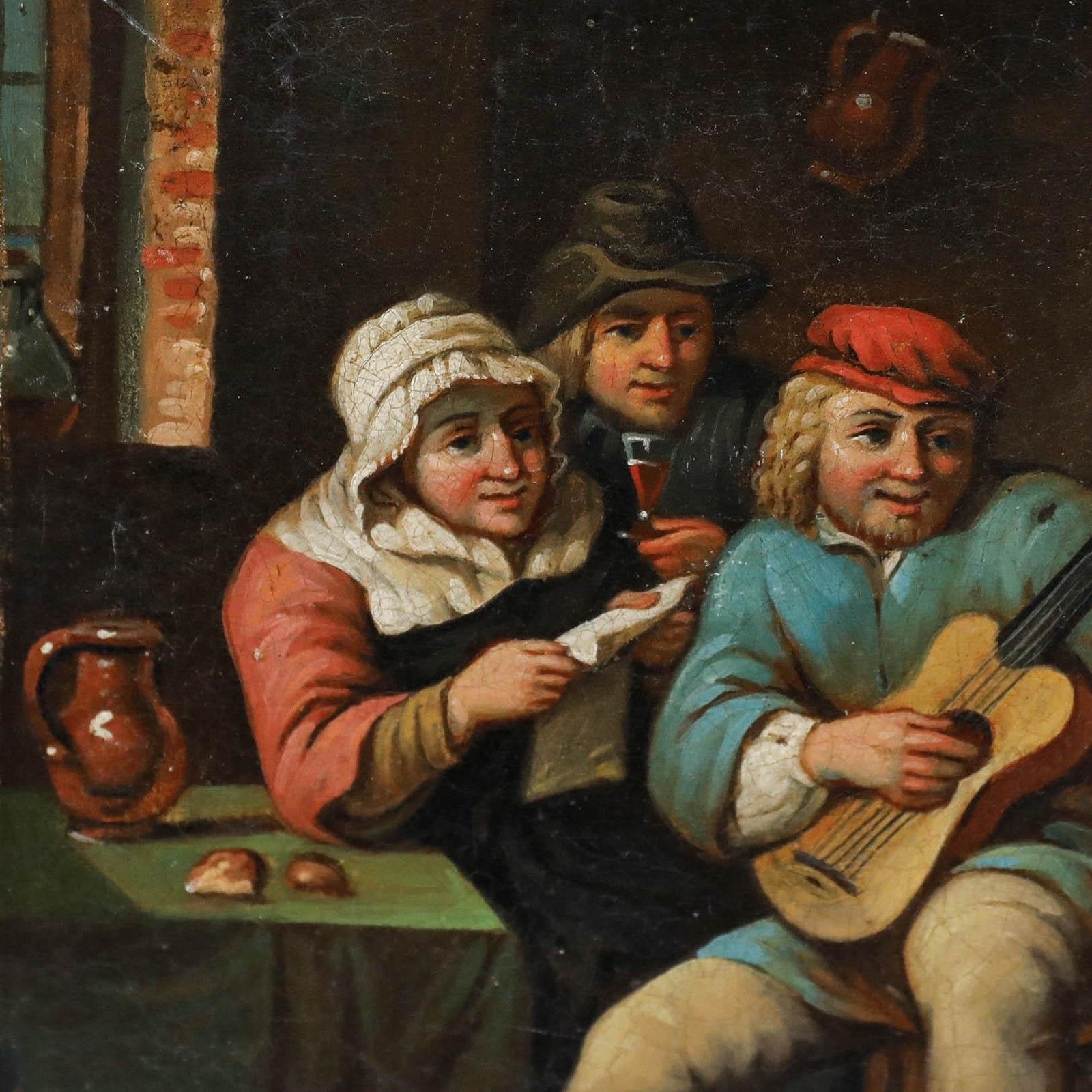 Manner Of David Teniers The Younger (1610 1690) Oil, The Performance photo Art