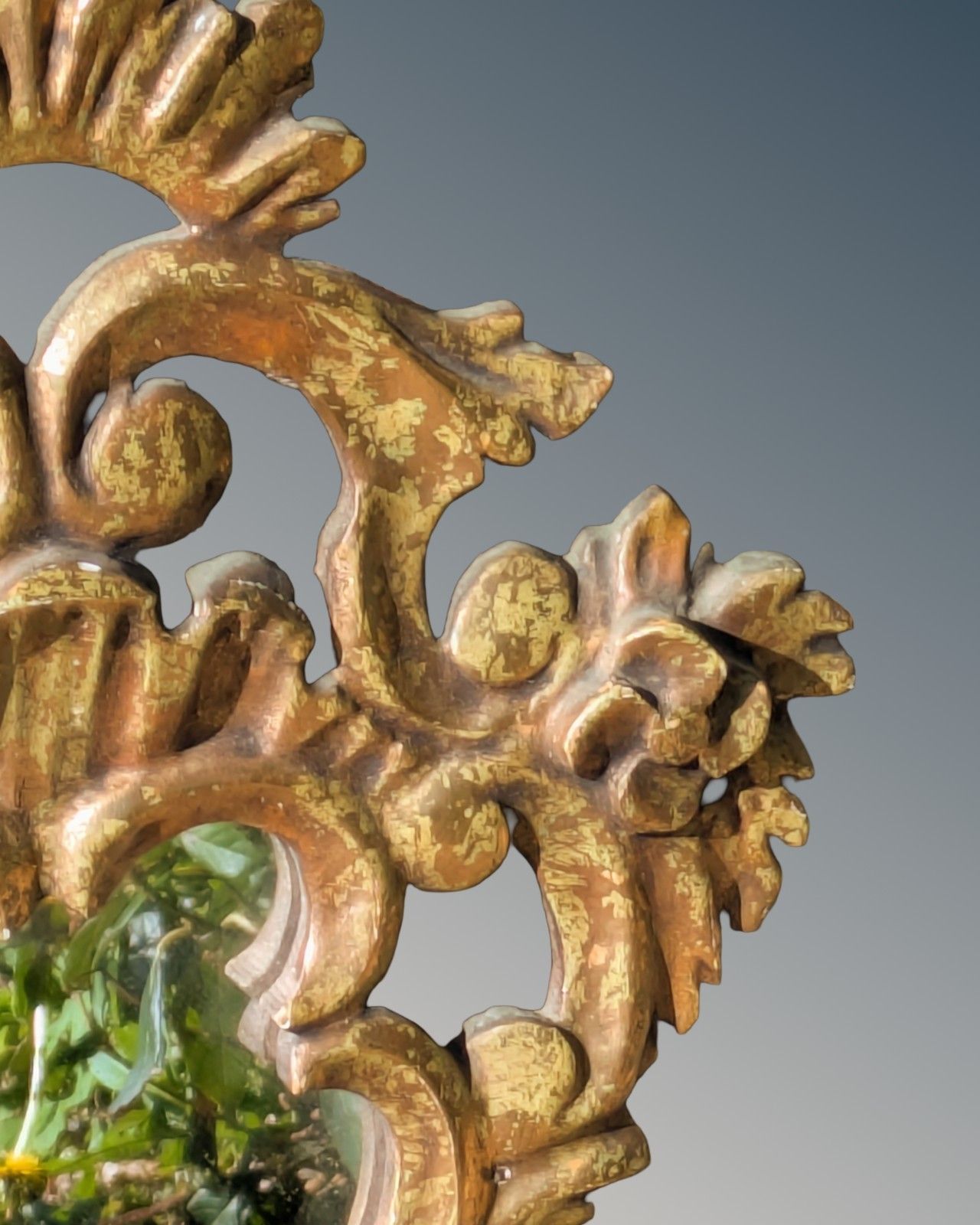 Pretty Pair Antique French Mirrors Gilt Wood photo vinterior
