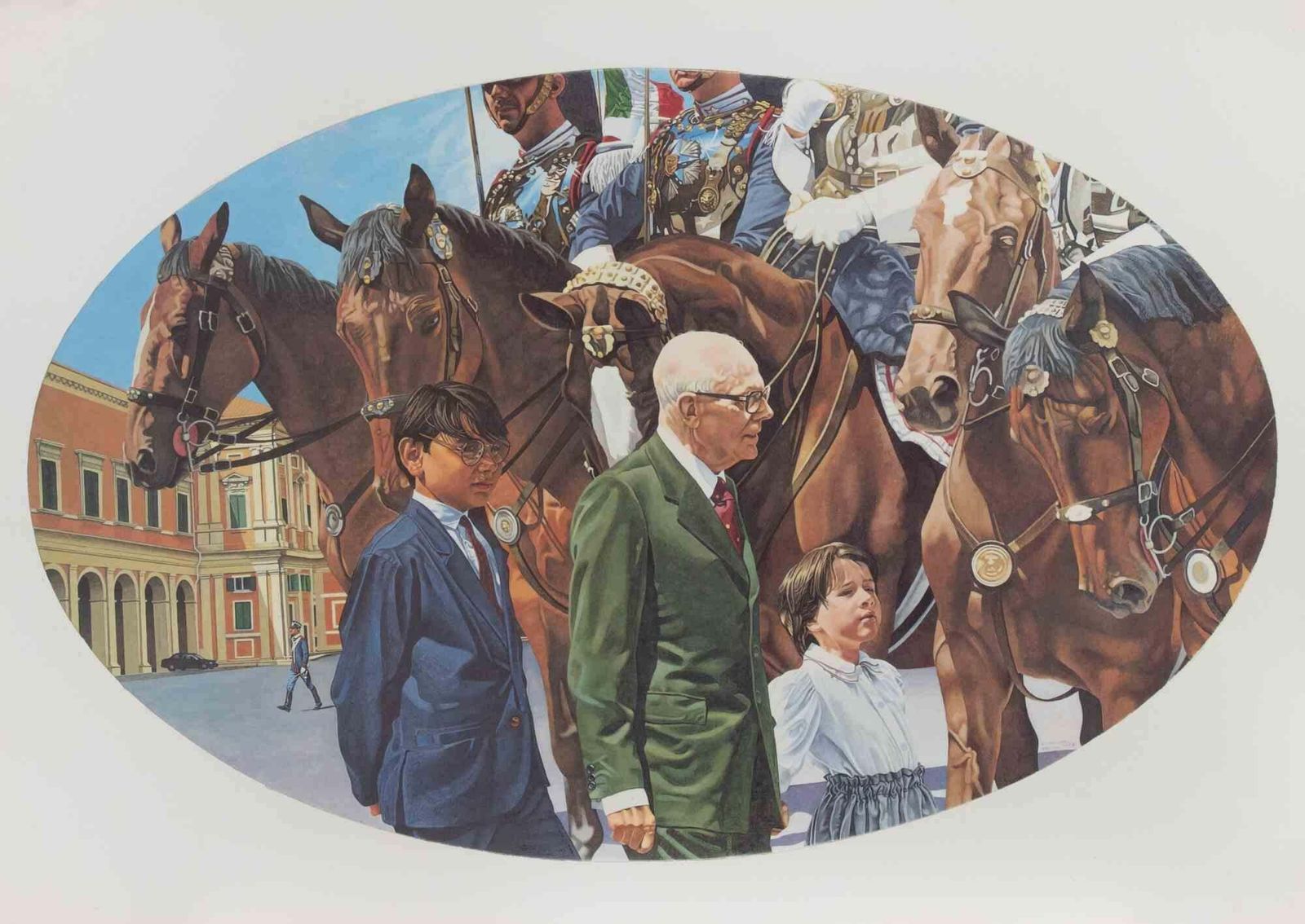 Deanna Frosiniportrait Of Sandro Pertini   Lithograph By Deanna Frosini   1980s1980s